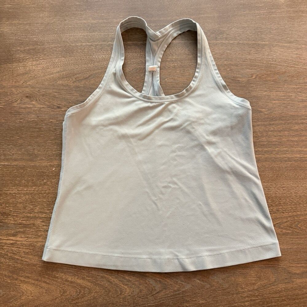 Lululemon Align Cropped Racerback Tank Top Mint Green Women's Size 8